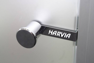 Стеклянная дверь для сауны Harvia STG 70x190, стекло сатин, коробка сосна