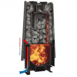 Дровяная банная печь GrillD Cometa 180 Vega Short Pro