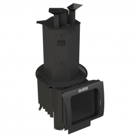 Дровяная банная печь GrillD Cometa 180 Vega Short Window Max Pro Agregat