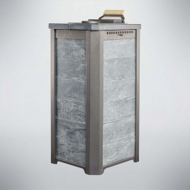 Дровяная печь Варвара Терма Сказка укороченная, талькохлорит