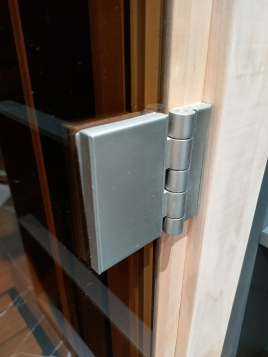 Дверь для хамам DoorWood 70х190 Престиж, стекло бронза матовая