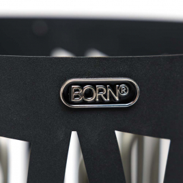 Электрическая печь BORN Rain Black + (Дождь Черный +) R70, 7 кВт, встроенное управление