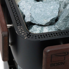 Электрическая печь BORN S110E Stone Black (Камень Черный), 11 кВт