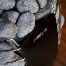 Электрическая печь Harvia Spirit SP90XW Black, 9 кВт, камни в комплекте
