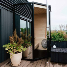 Электрическая печь Henki Nest 4 кВт, черная