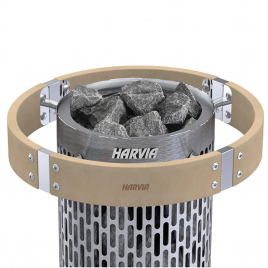 Комплект: печь Harvia Cilindro Plus PP90 и защитное ограждение с подсветкой HPP3L
