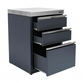 Модуль уличной кухни Helios SMART-600 Стол с тремя ящиками (HS-KU03-SY600)