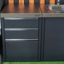 Модуль уличной кухни Helios SMART-600 Стол с тремя ящиками (HS-KU03-SY600)