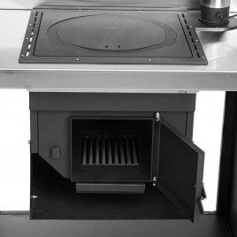 Модуль уличной кухни Helios SMART-900 Печь под казан, дымоход 115 мм (HS-KU02-P900-01)