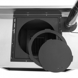 Модуль уличной кухни Helios SMART-900 Печь под казан, дымоход 115 мм (HS-KU02-P900-01)