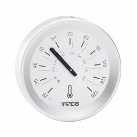 Набор Tylo Brilliant Silver (бадья, ковш, песочные часы, термометр, гигрометр)