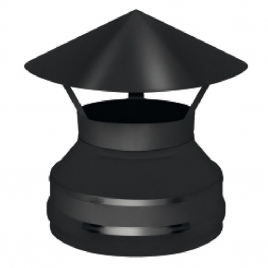 Оголовок Везувий BLACK (AISI 430/0,5мм) д.200х300, нержавеющая сталь