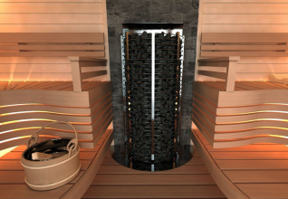 Печь для сауны Sawo Tower TH3-45NS-WL-P пристенная, 4,5 кВт