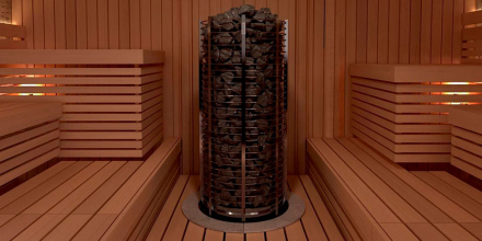 Печь для сауны Sawo Tower TH9-105NI-P круглая, 10.5 кВт, без пульта